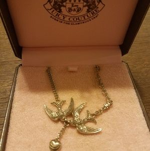 Juicy couture double sparrow necklace
